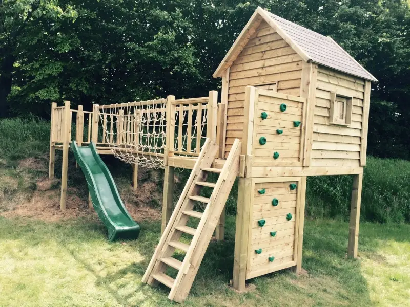 Boomhutten van Bullwood, realisatie 1