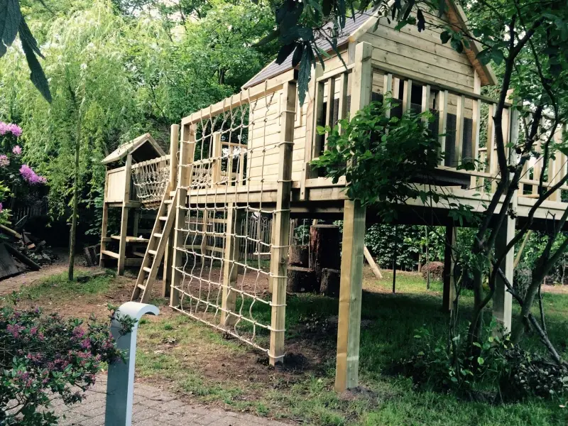 Boomhutten van Bullwood, realisatie 2