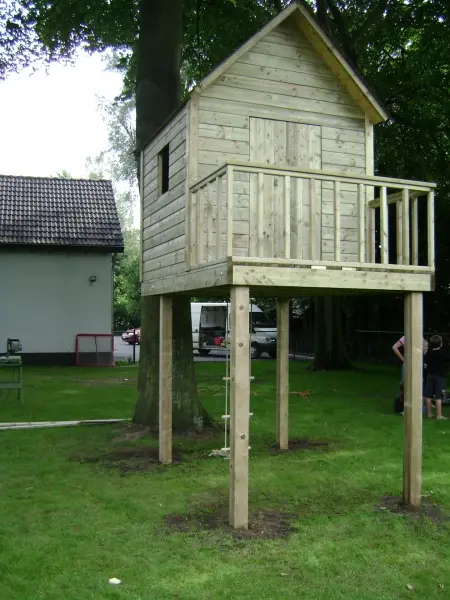Boomhutten van Bullwood, realisatie 8
